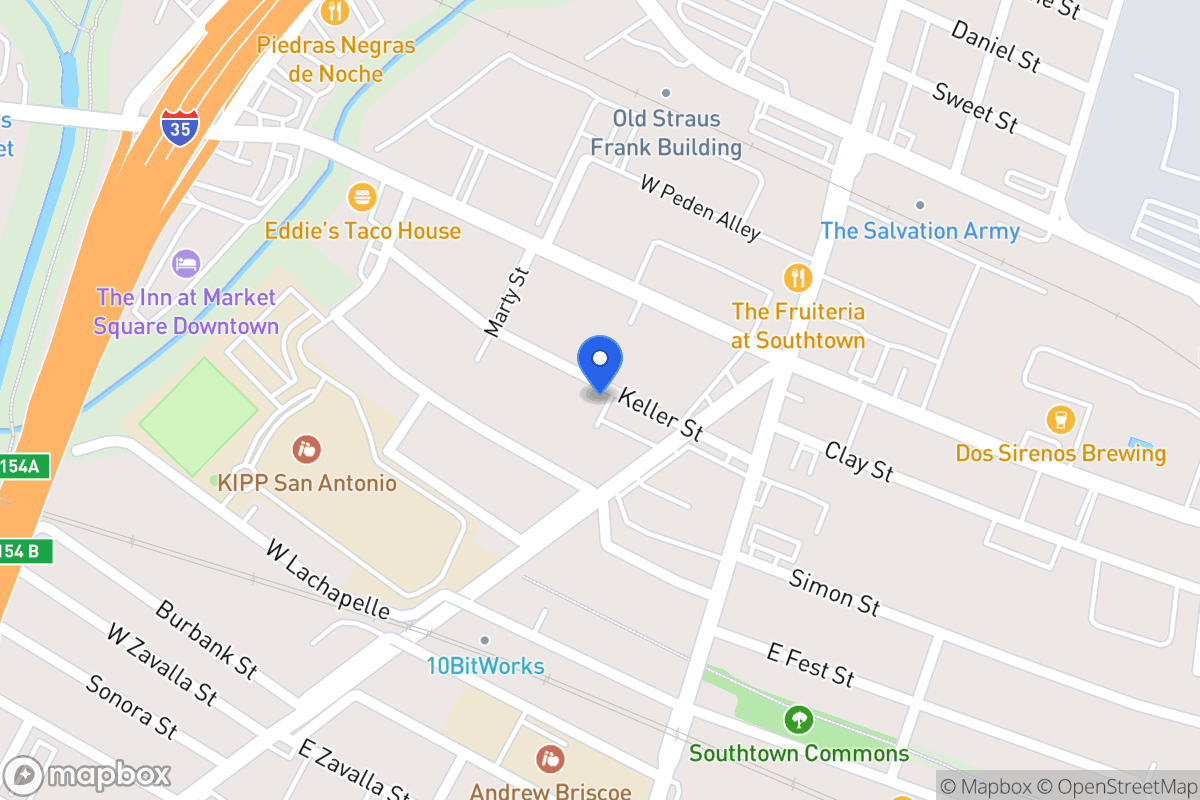 Map of 203  Nogalitos Ave