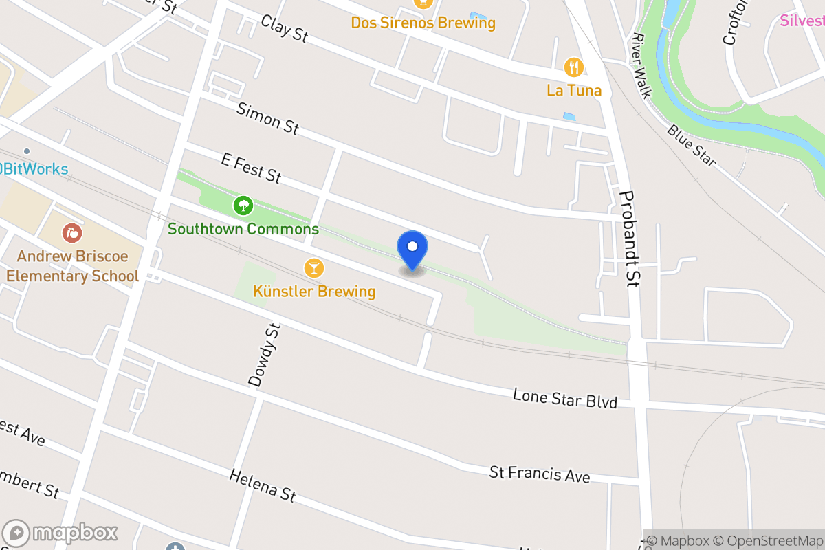 Map of 411 E Lachapelle