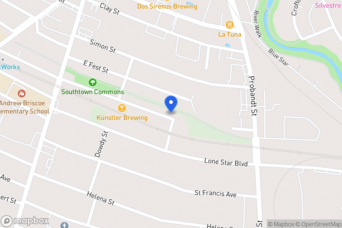 Map of 419 E Lachapelle