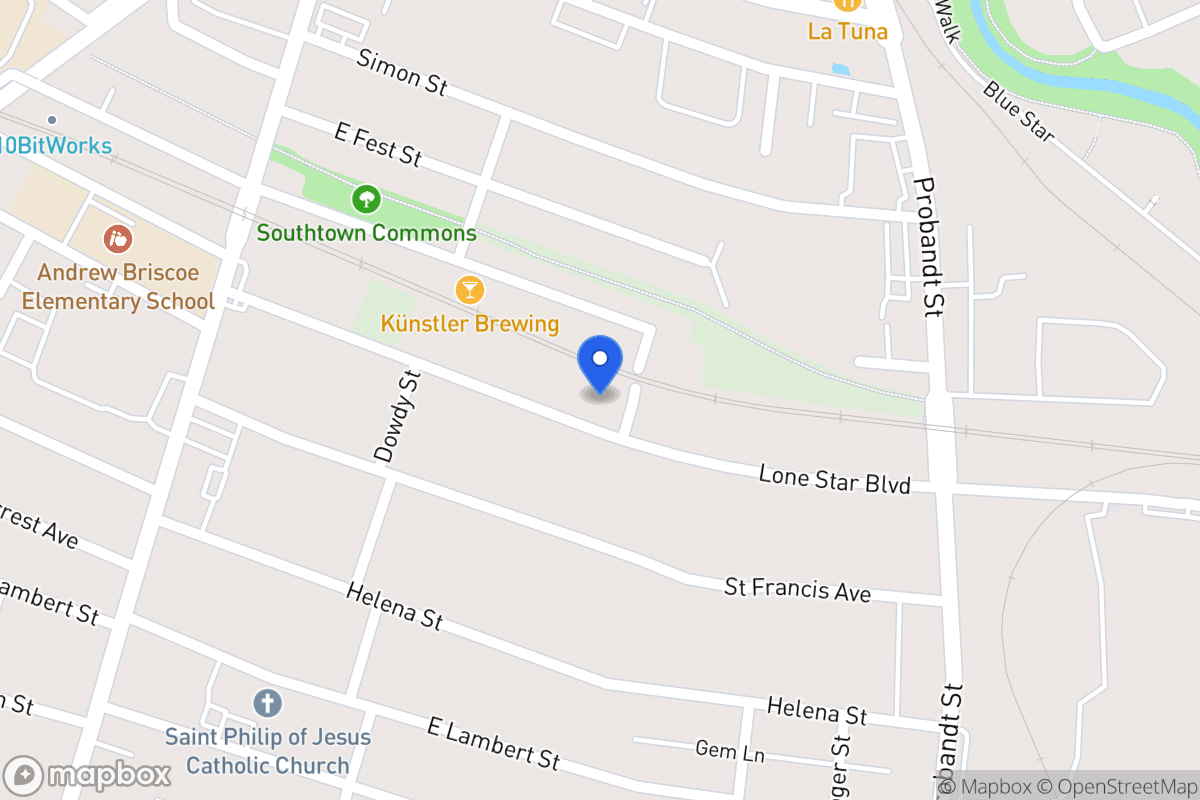 Map of 245  Lone Star Blvd