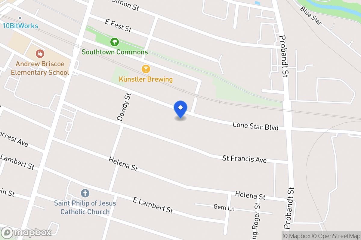 Map of 246  Lone Star Blvd