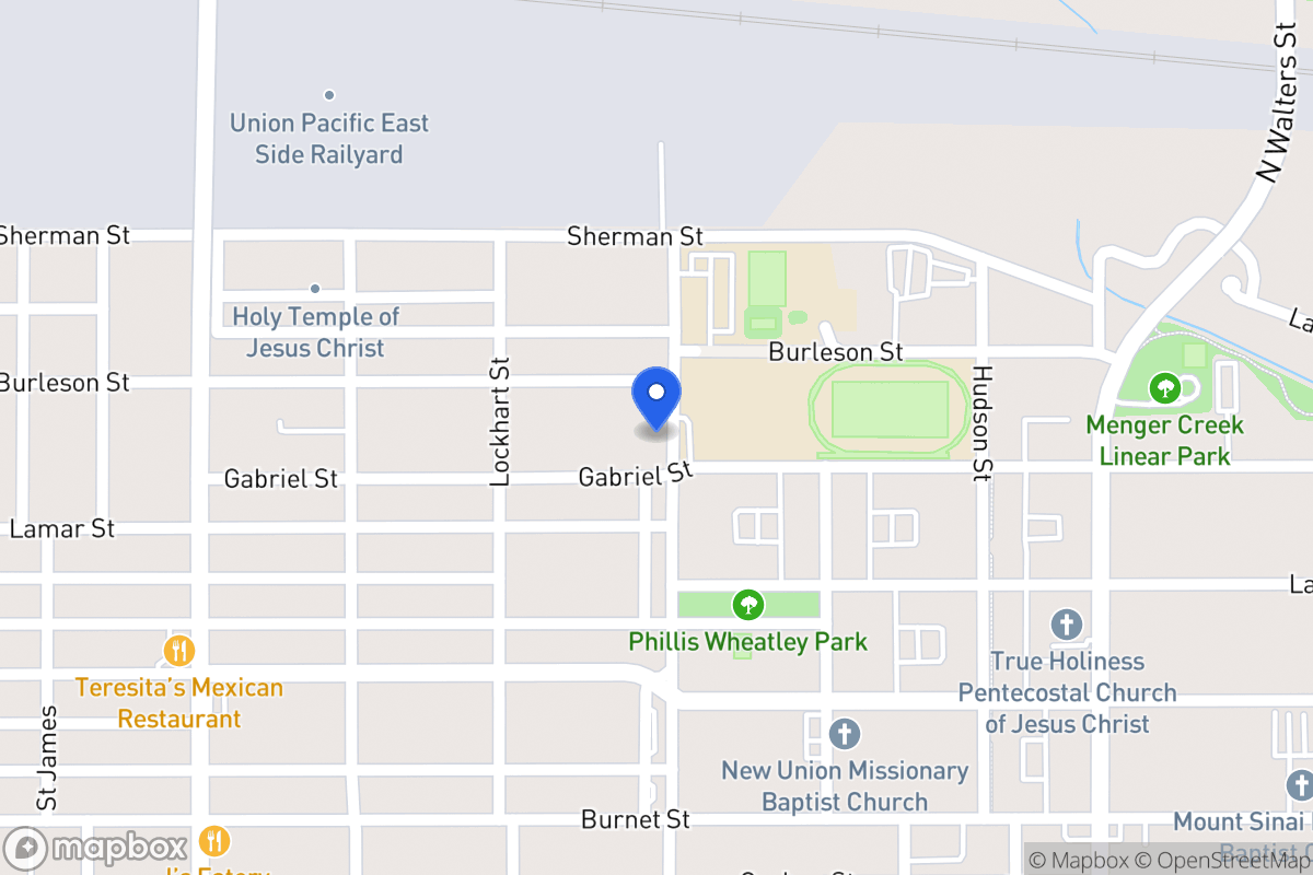 Map of 1407 N Gevers St