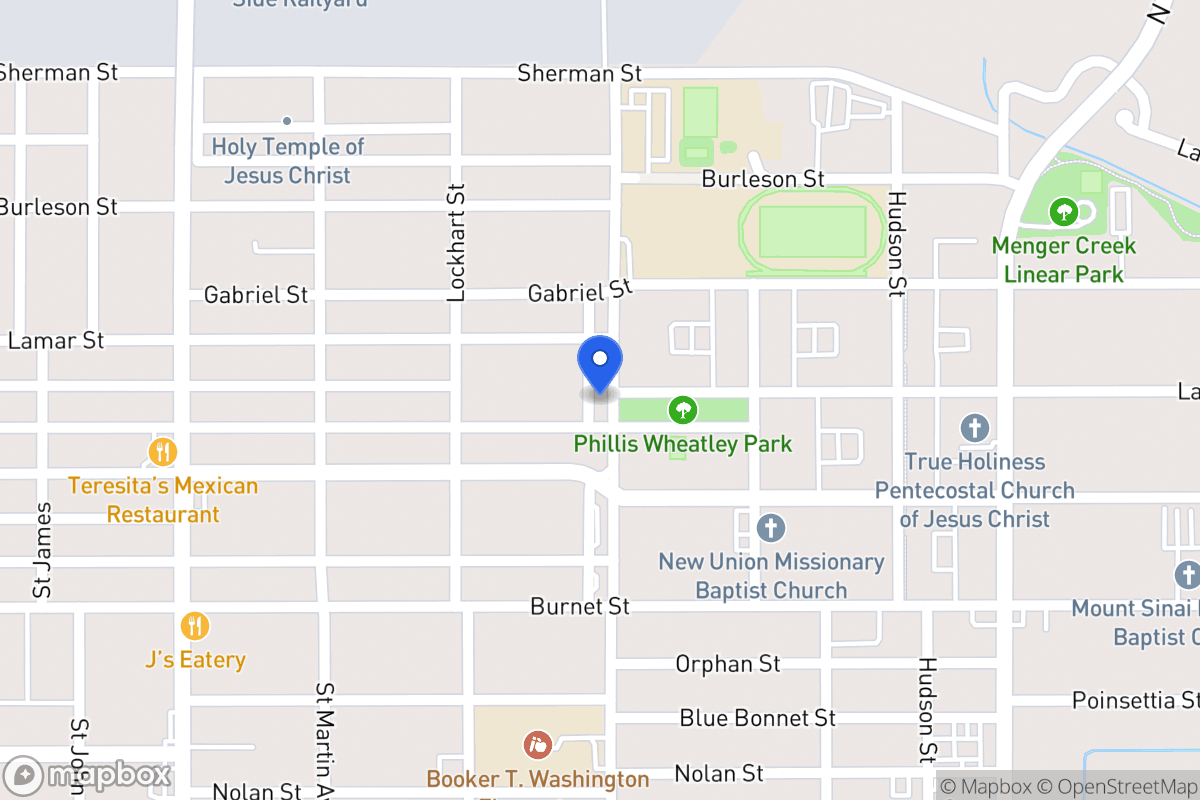 Map of 1307 N Gevers St