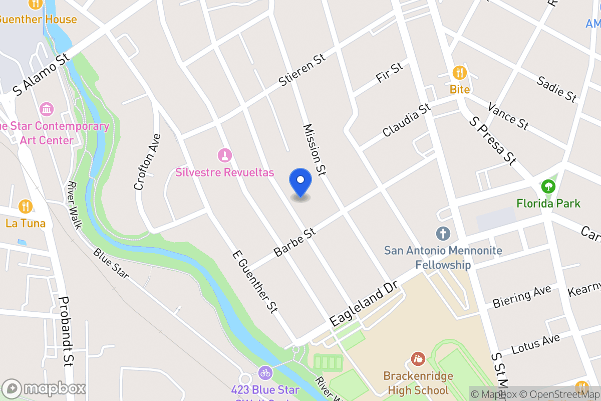 Map of 422  Adams St