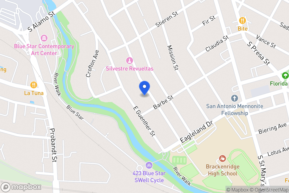 Map of 419  Wickes St