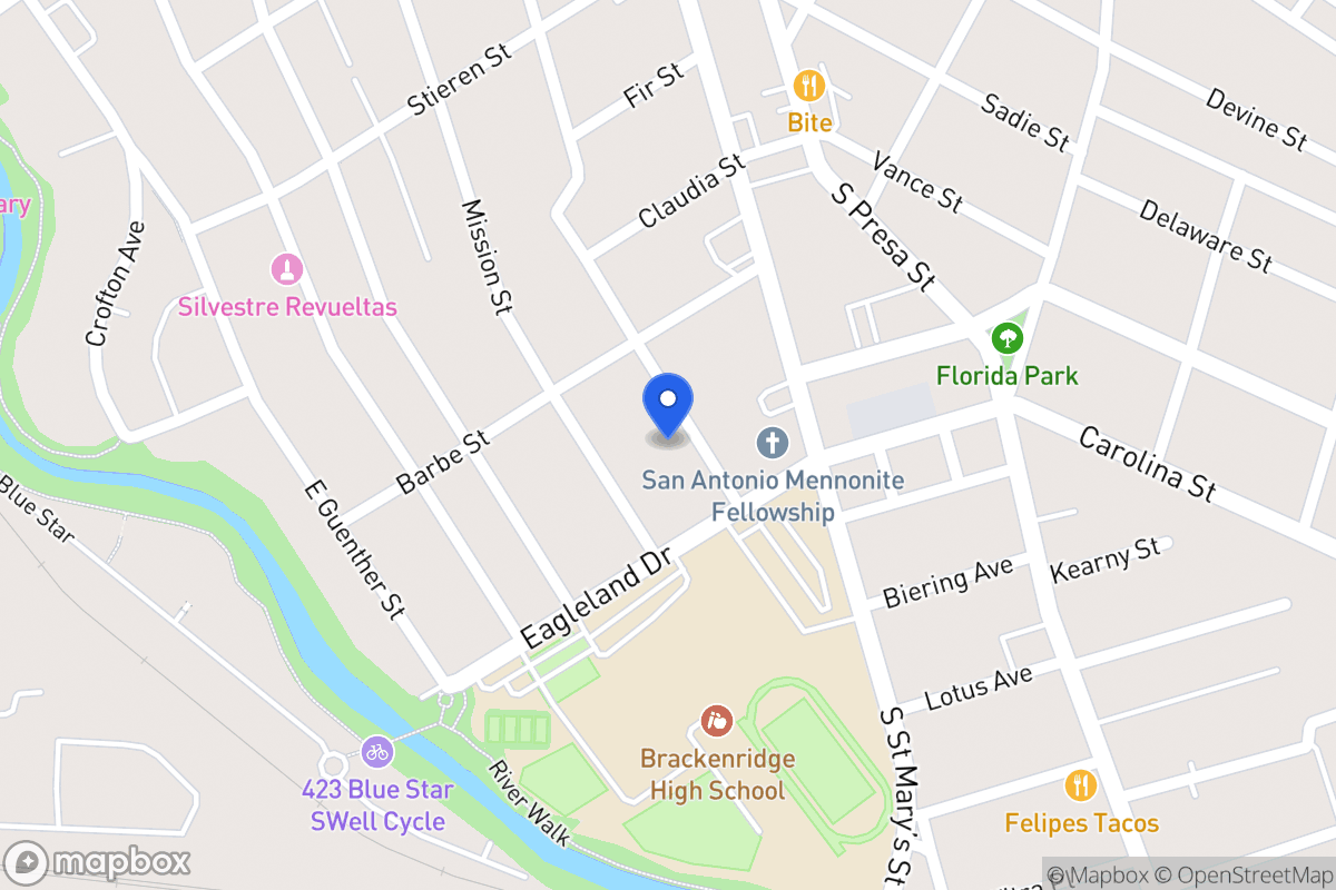 Map of 627  Cedar St