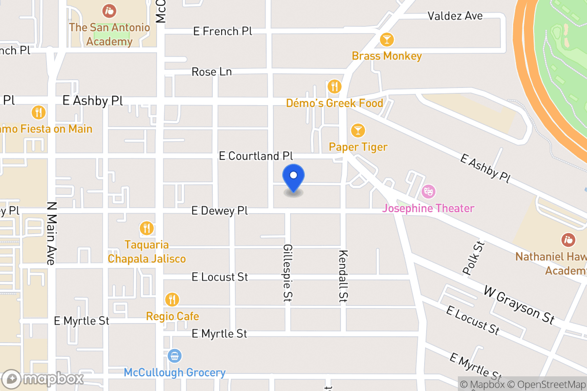 Map of 511 E Dewey Pl