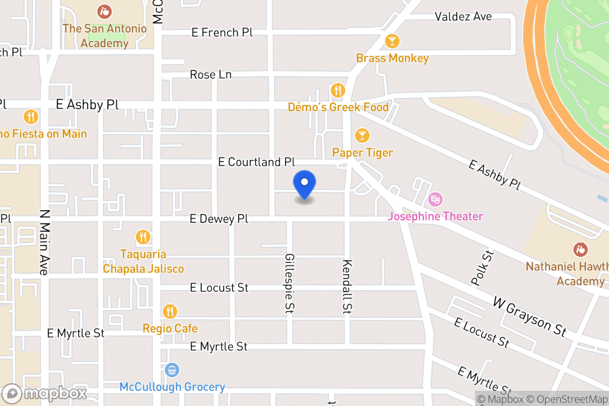 Map of 517 E Dewey Pl