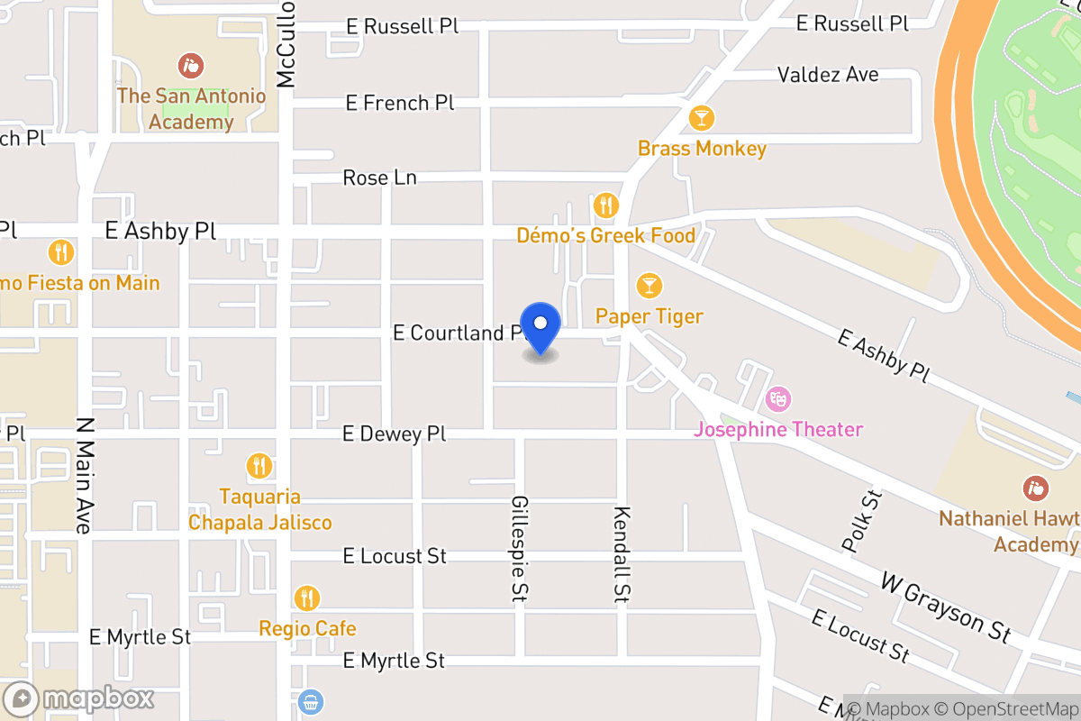 Map of 516 E Courtland Pl