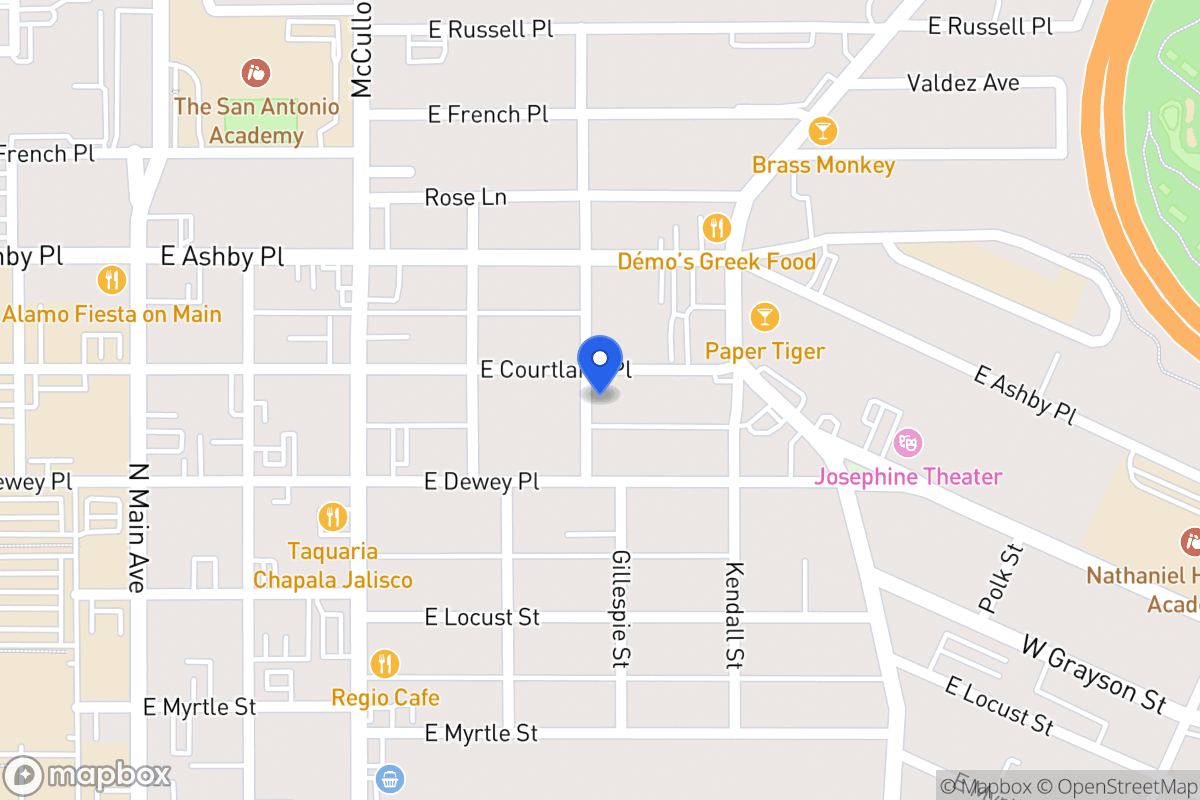 Map of 502 E Courtland Pl