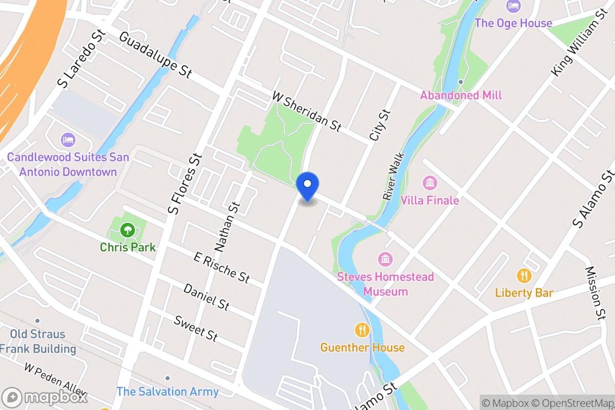 Map of 216 W Johnson