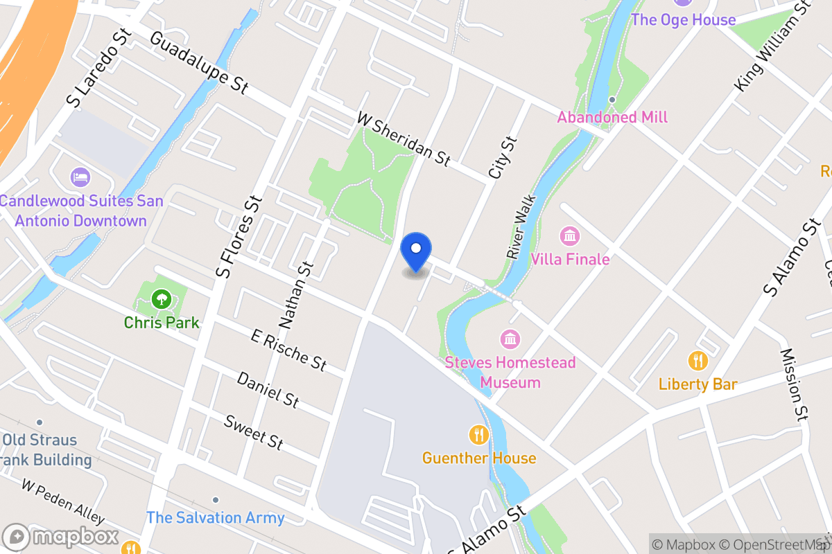 Map of 210 W Johnson