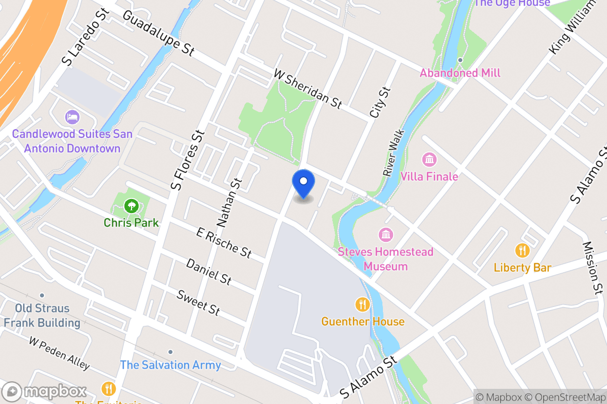 Map of 916 S Main Ave