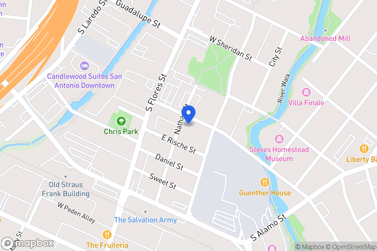 Map of 218 W Guenther