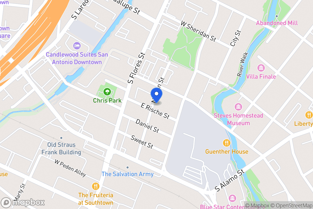 Map of 201 E Rische