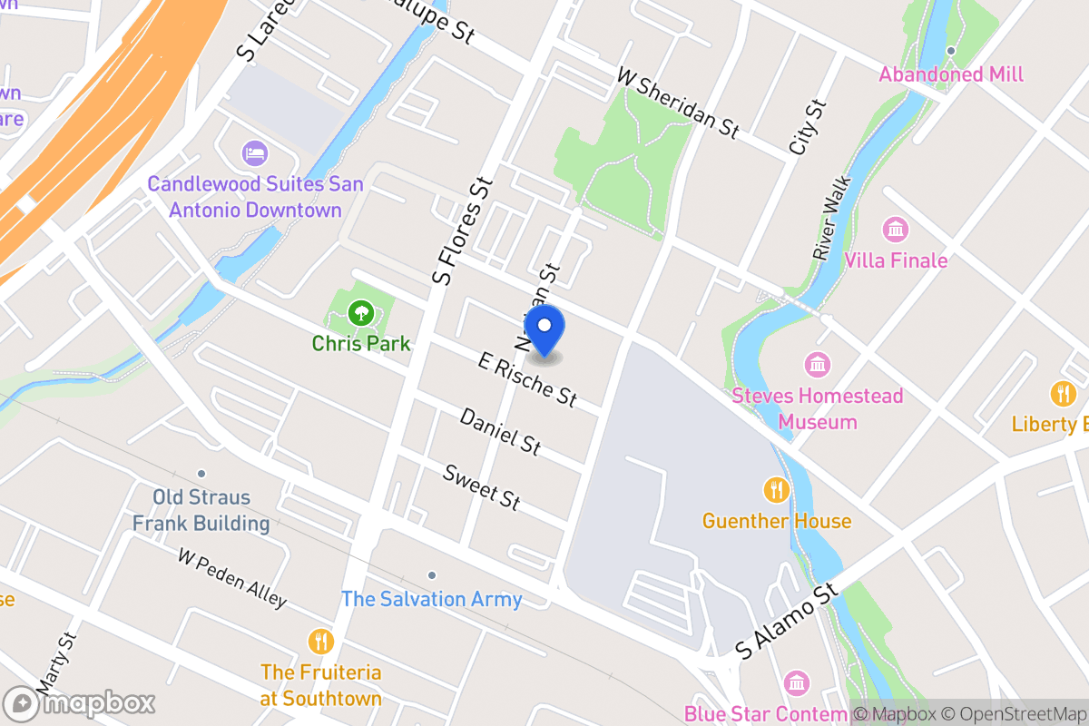 Map of 205 E Rische