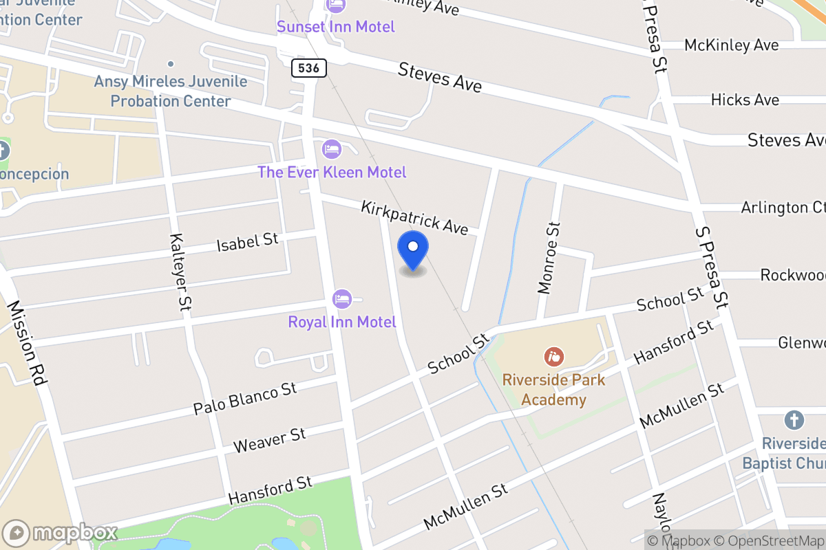 Map of 118  Fairbanks Ave