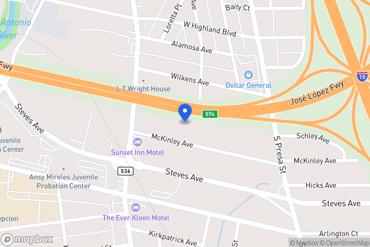 Map of 346  Mckinley Ave