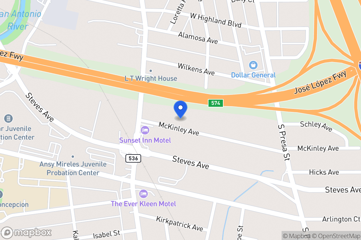 Map of 333  Mckinley Ave