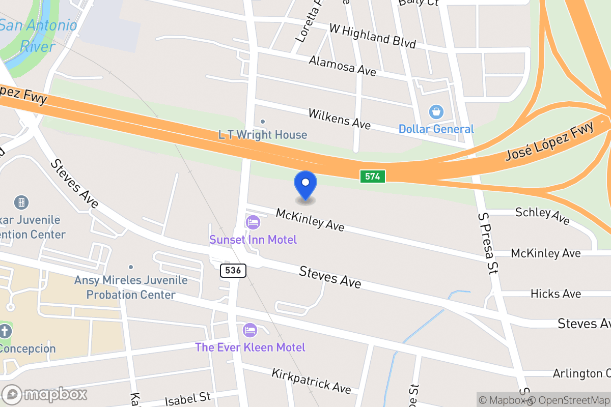 Map of 331  Mckinley Ave