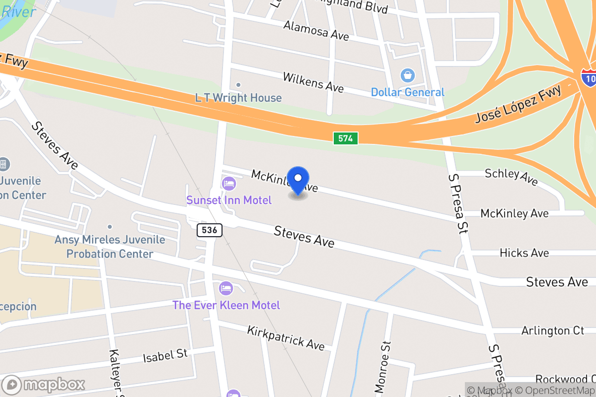 Map of 340  Mckinley Ave