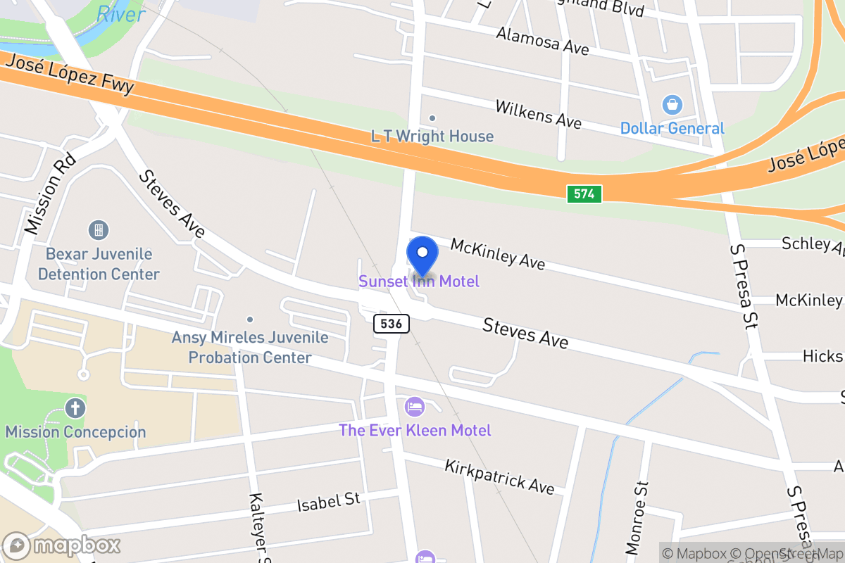 Map of 1110  Roosevelt Ave