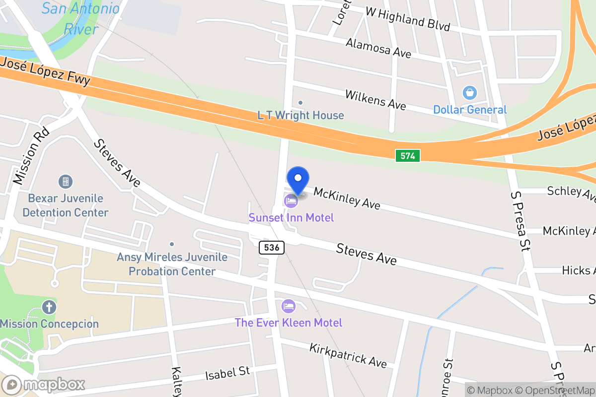 Map of 1100  Roosevelt Ave