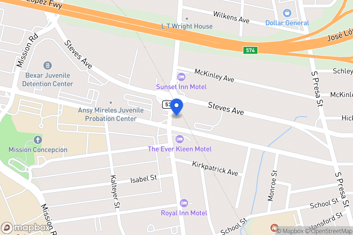 Map of 1216  Roosevelt Ave