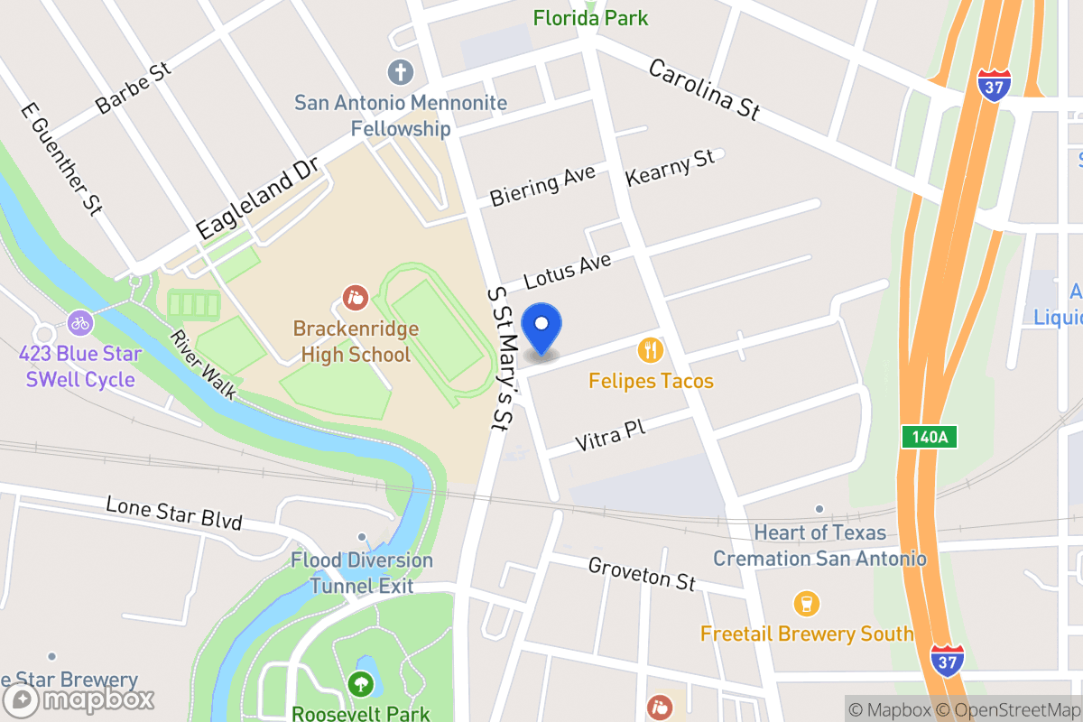 Map of 143  Jacobs St