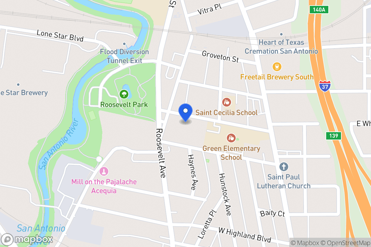 Map of 226 W Whittier St
