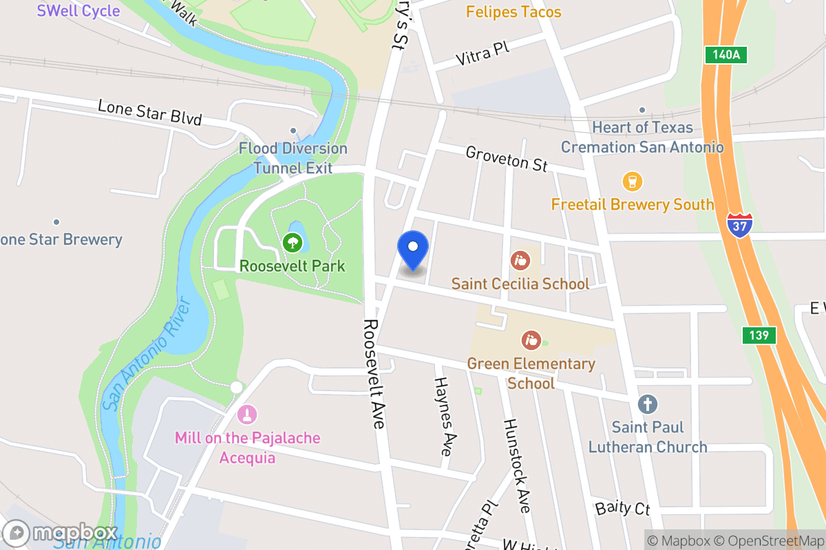 Map of 322  Roosevelt Ave