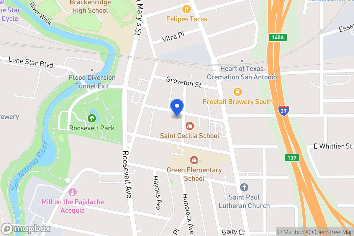 Map of 301  Hunstock Ave