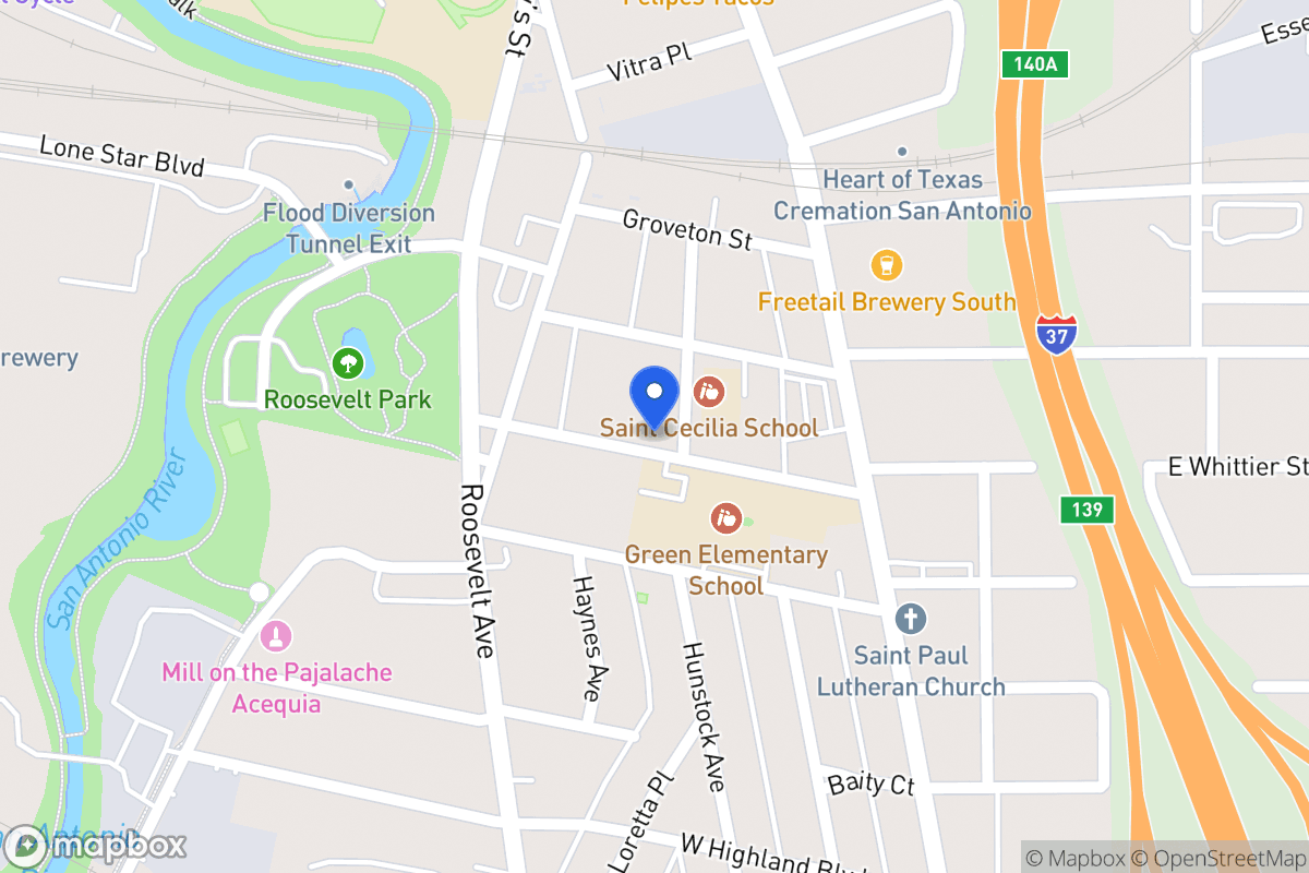 Map of 323  Hunstock Ave