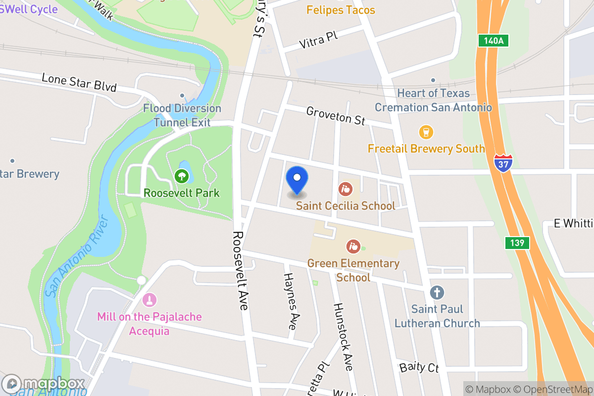Map of 219 W Whittier St