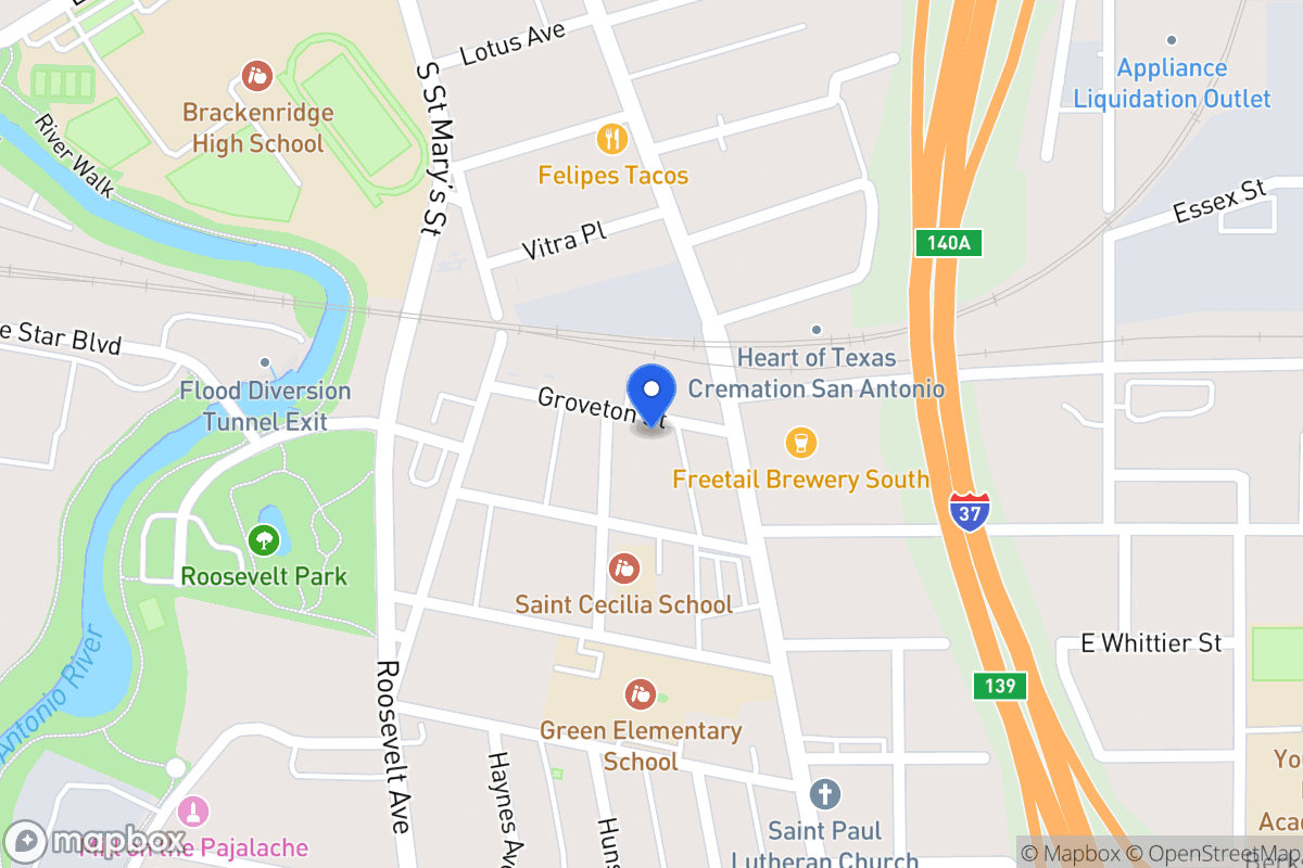 Map of 108  Groveton St