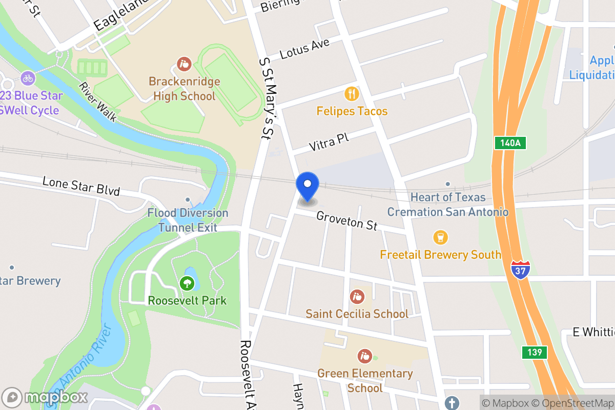 Map of 112  Roosevelt Ave