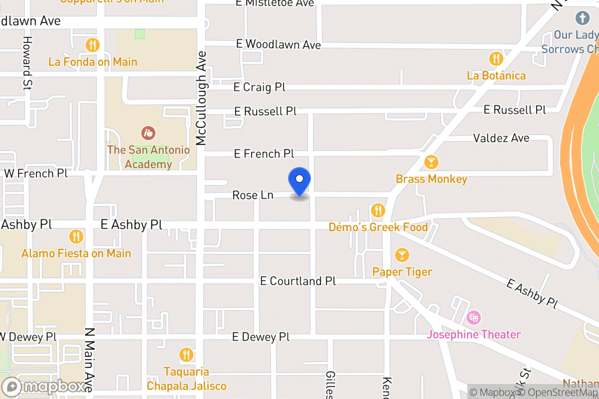 Map of 809  Gillespie St