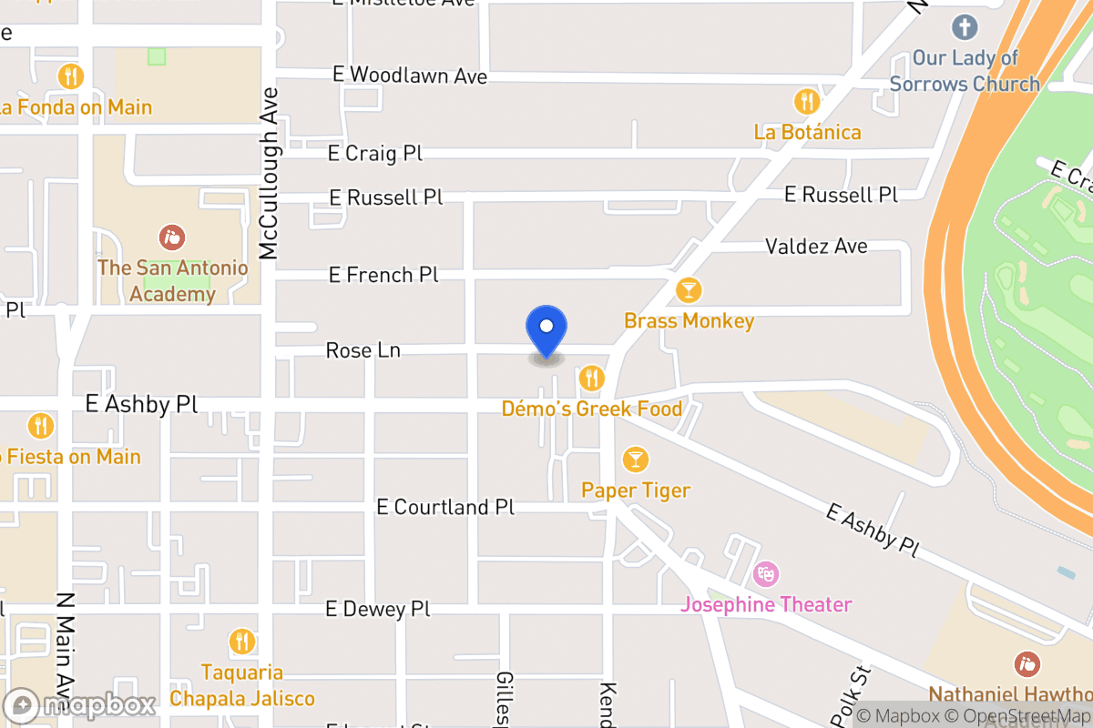 Map of 216  Rose Ln