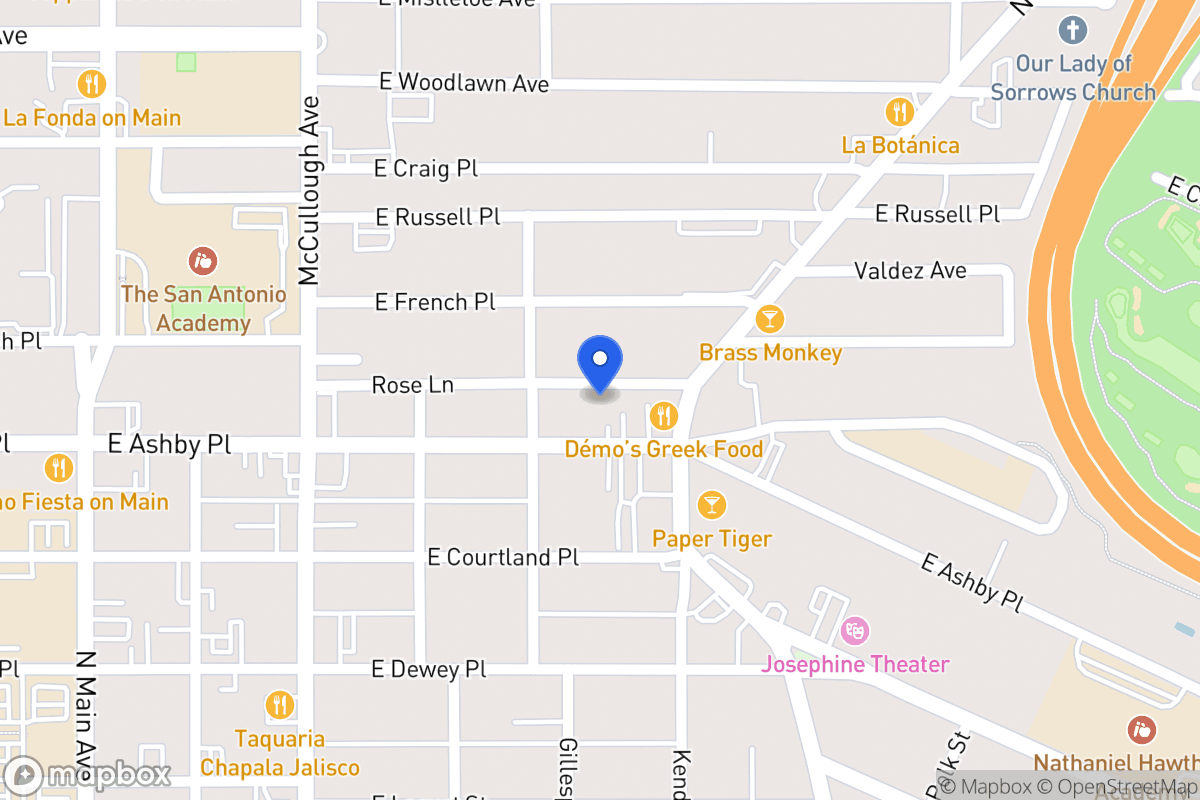 Map of 214  Rose Ln