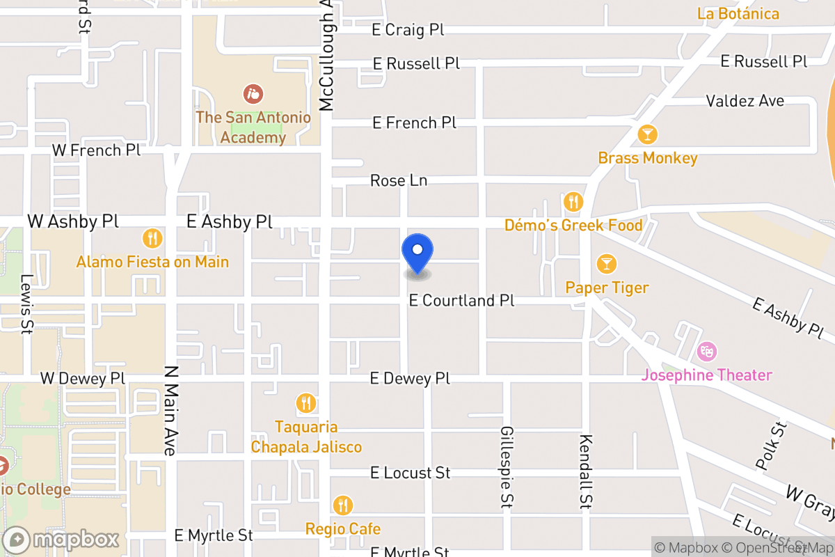 Map of 403 E Courtland Pl