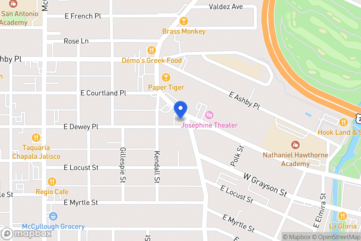 Map of 621 E Dewey Pl