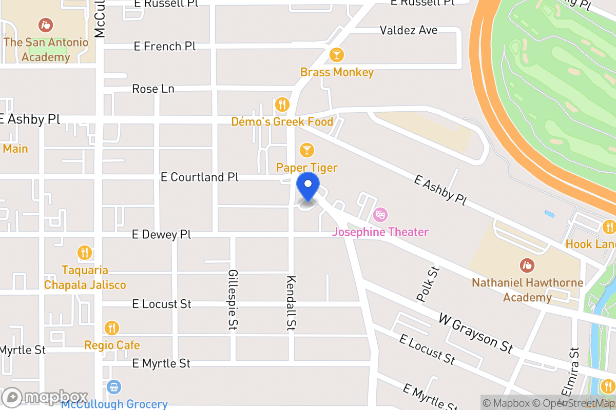 Map of 2323 N Saint Marys St