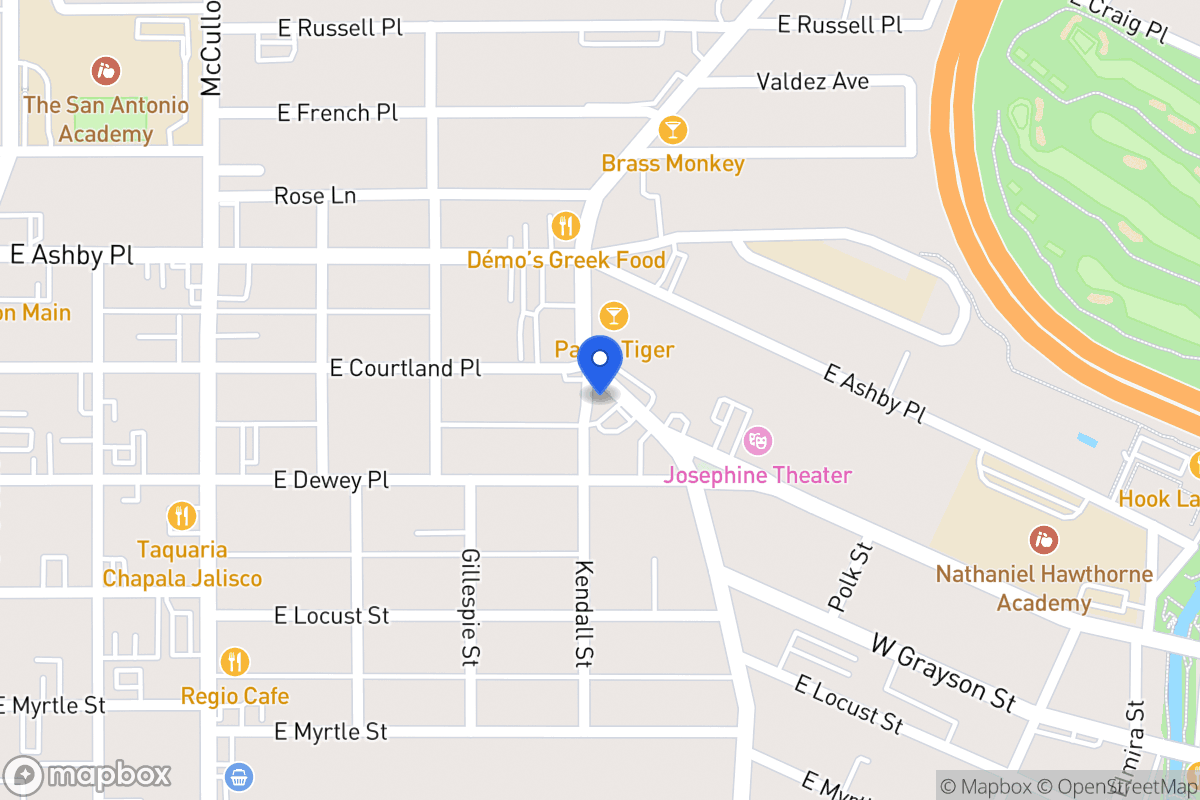 Map of 2327 N Saint Marys St