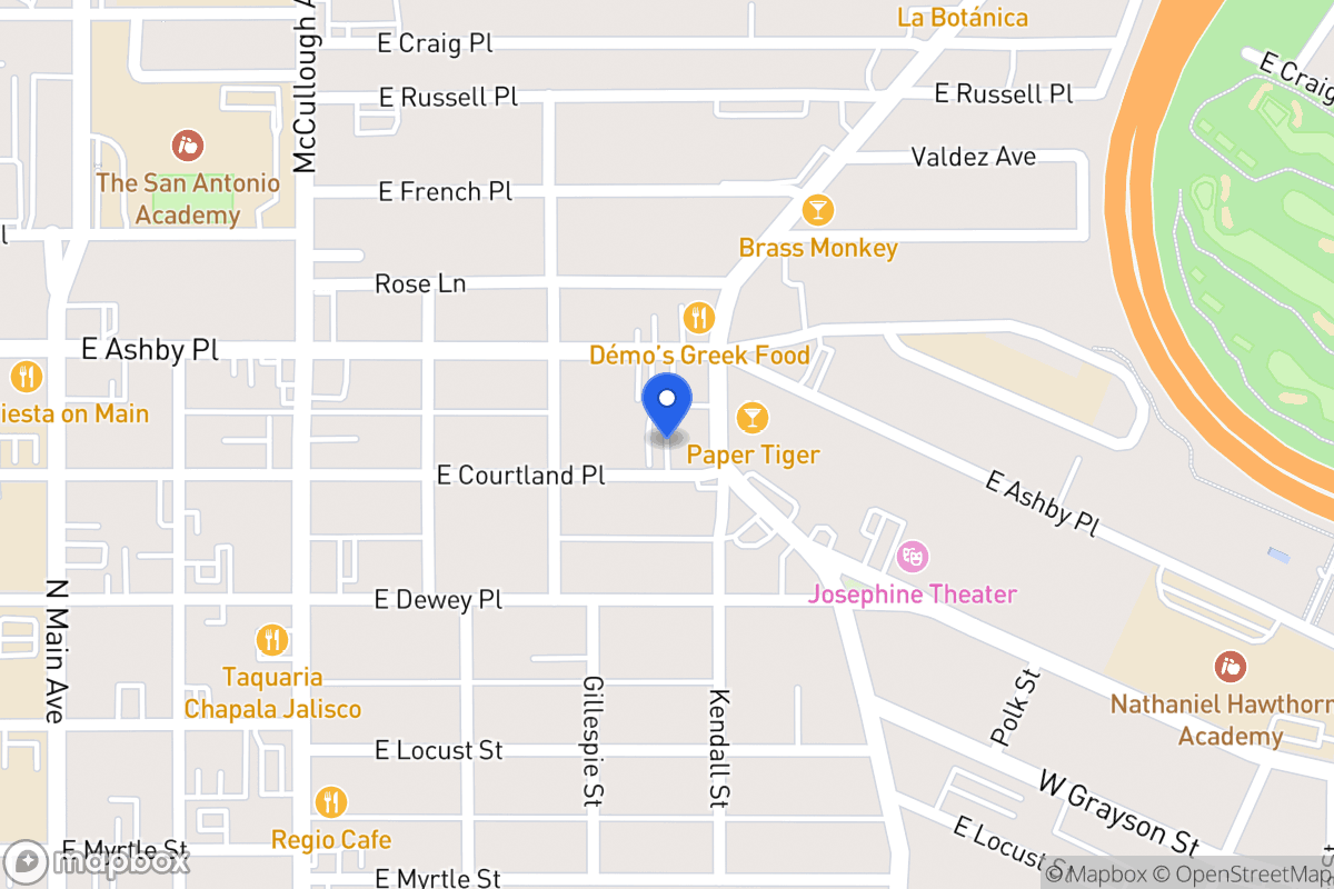 Map of 2403 N St Mary'S