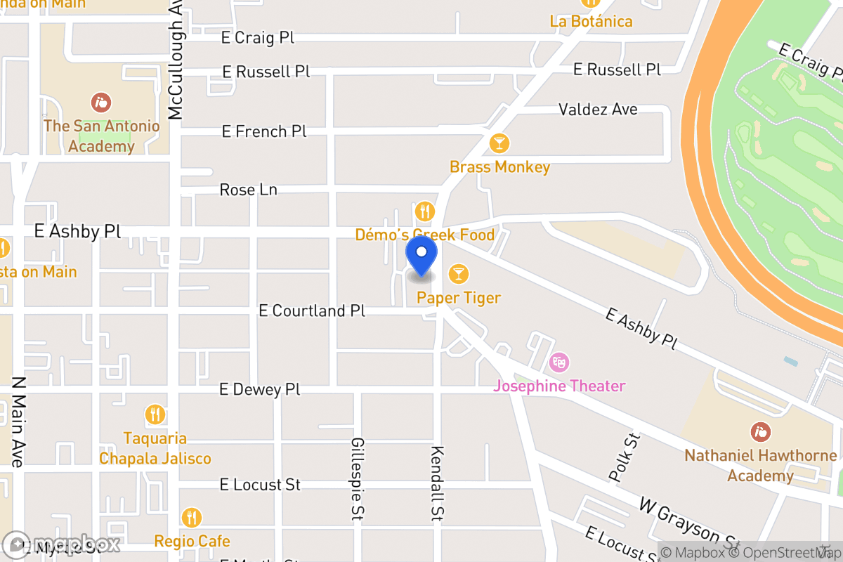 Map of 2407 N Saint Marys St