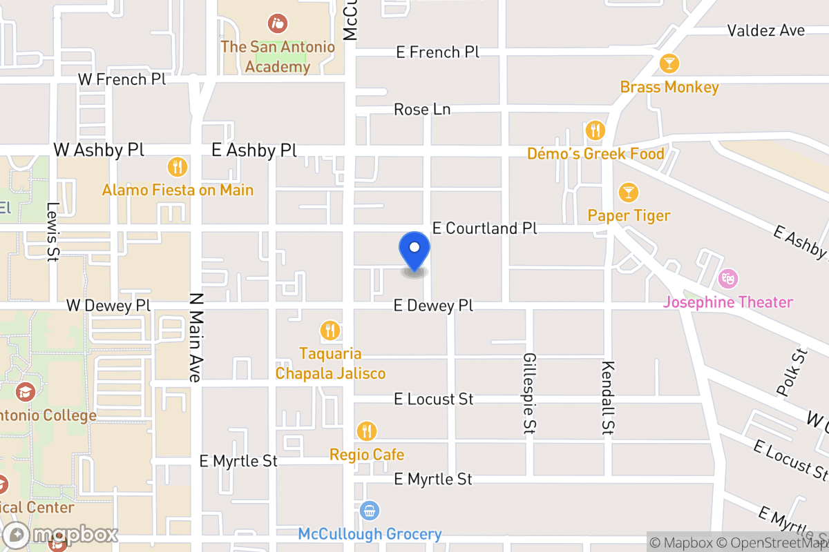 Map of 611  Paschal St