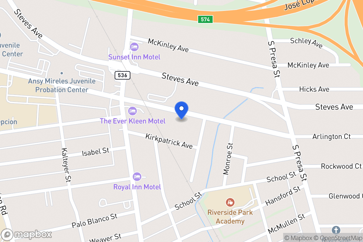 Map of 448 E Mitchell St