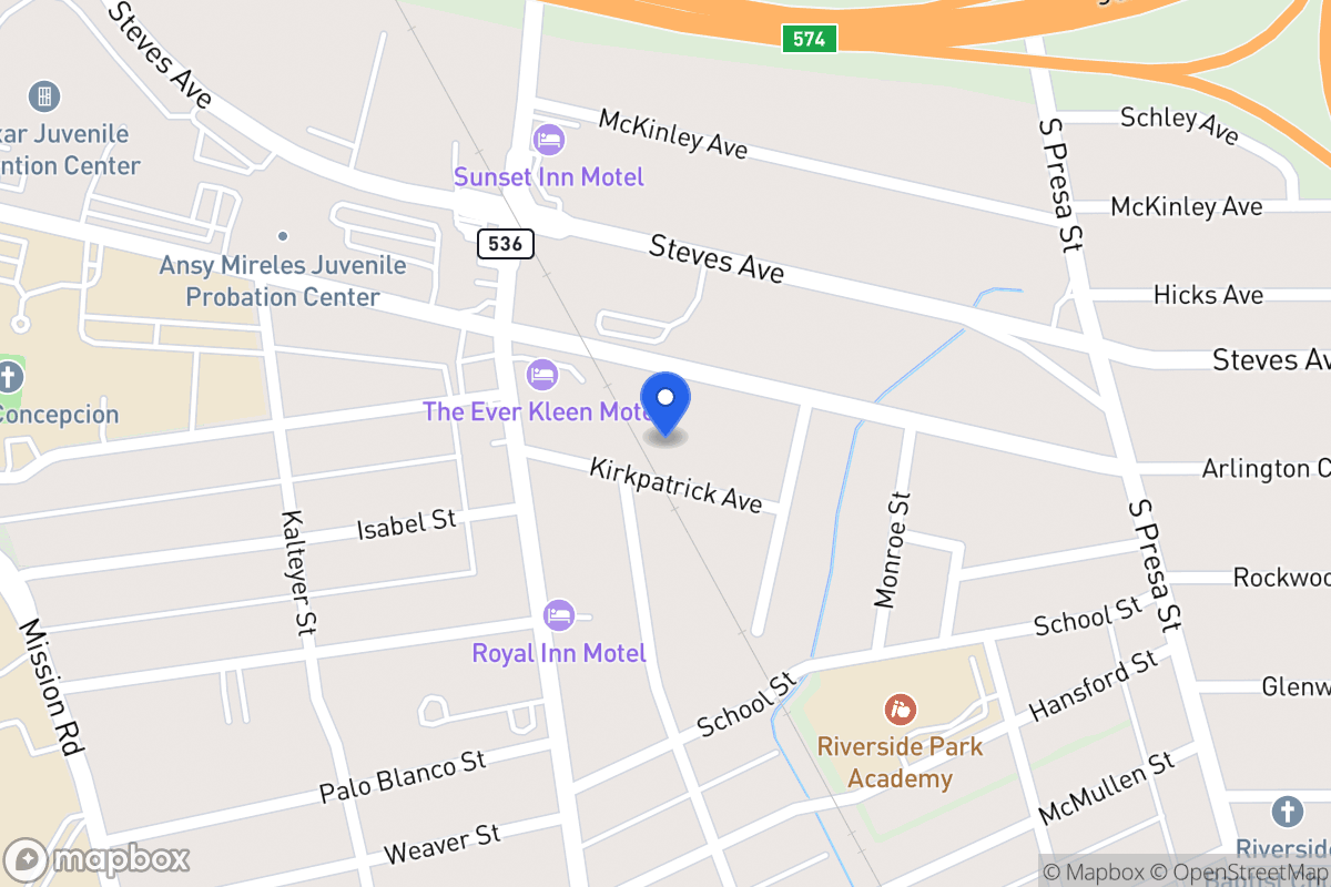 Map of 203  Kirkpatrick Ave