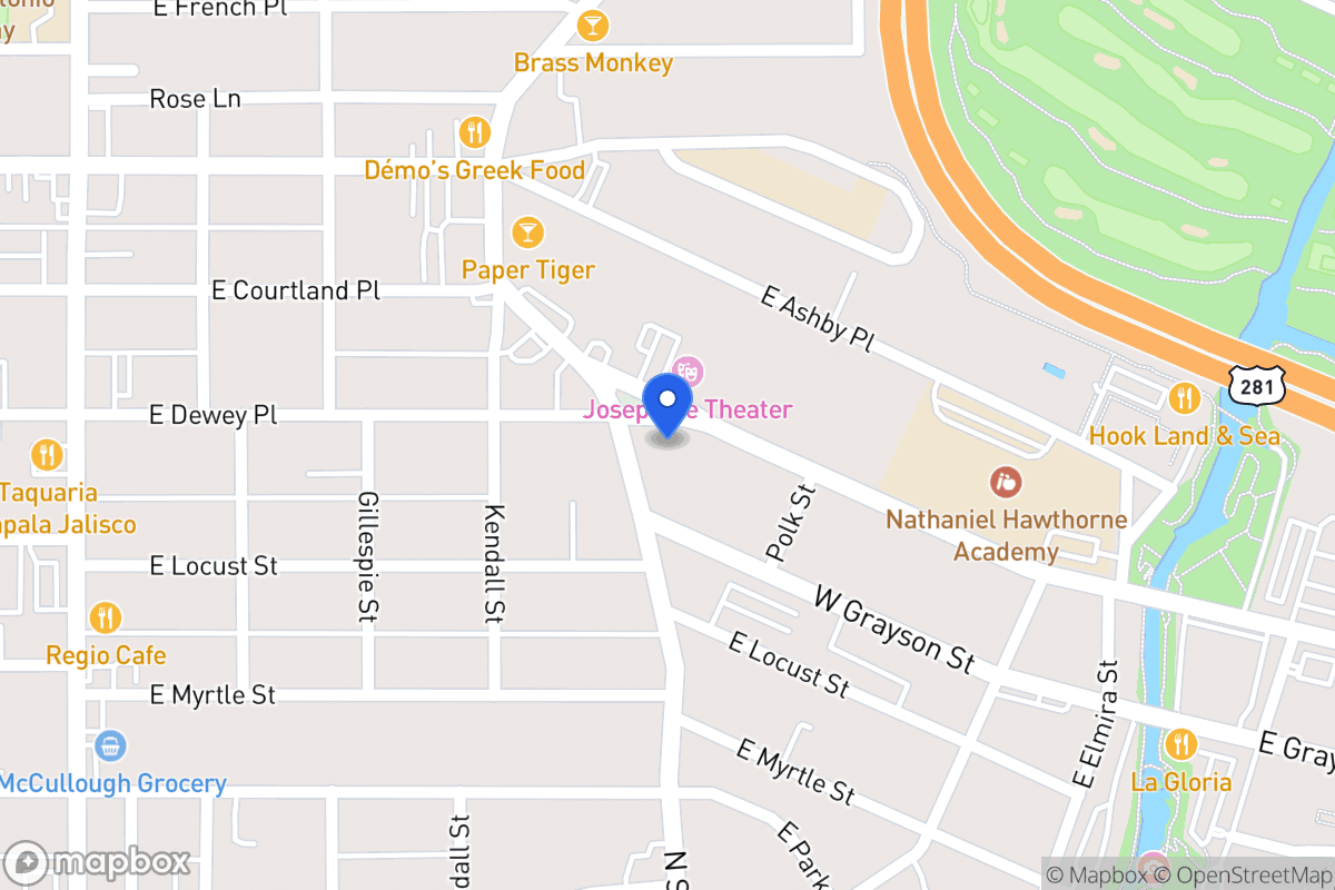 Map of 706 E Dewey Pl