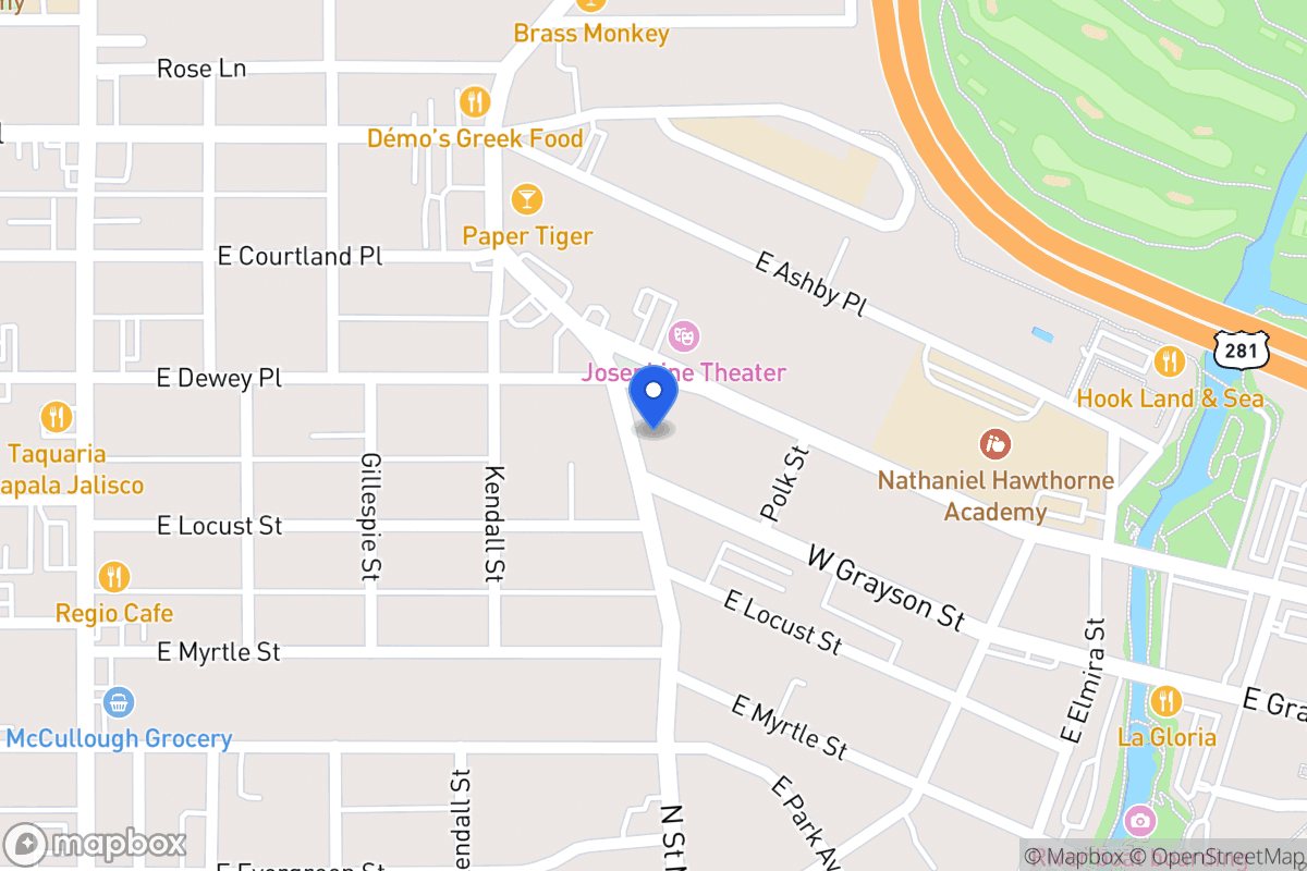 Map of 2208 N Saint Marys St